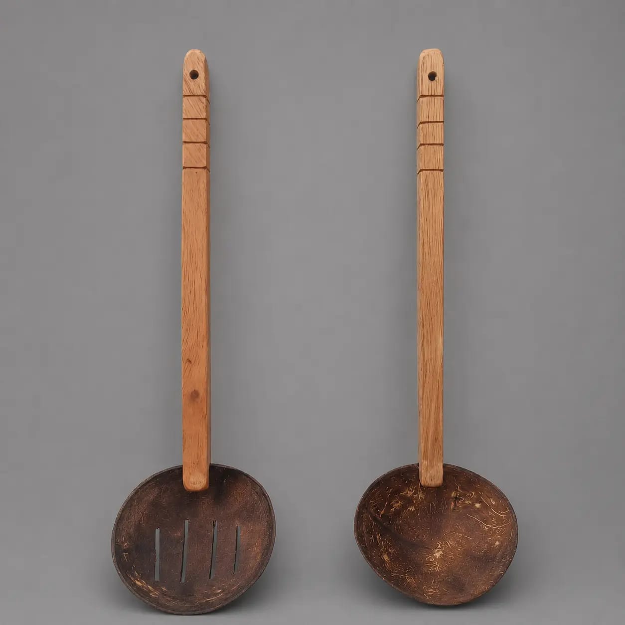 COCONUT SHELL laddle / karandi ( pack of 2 )